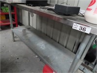 Steel 2 Tier Work Bench 1500x600x830mm