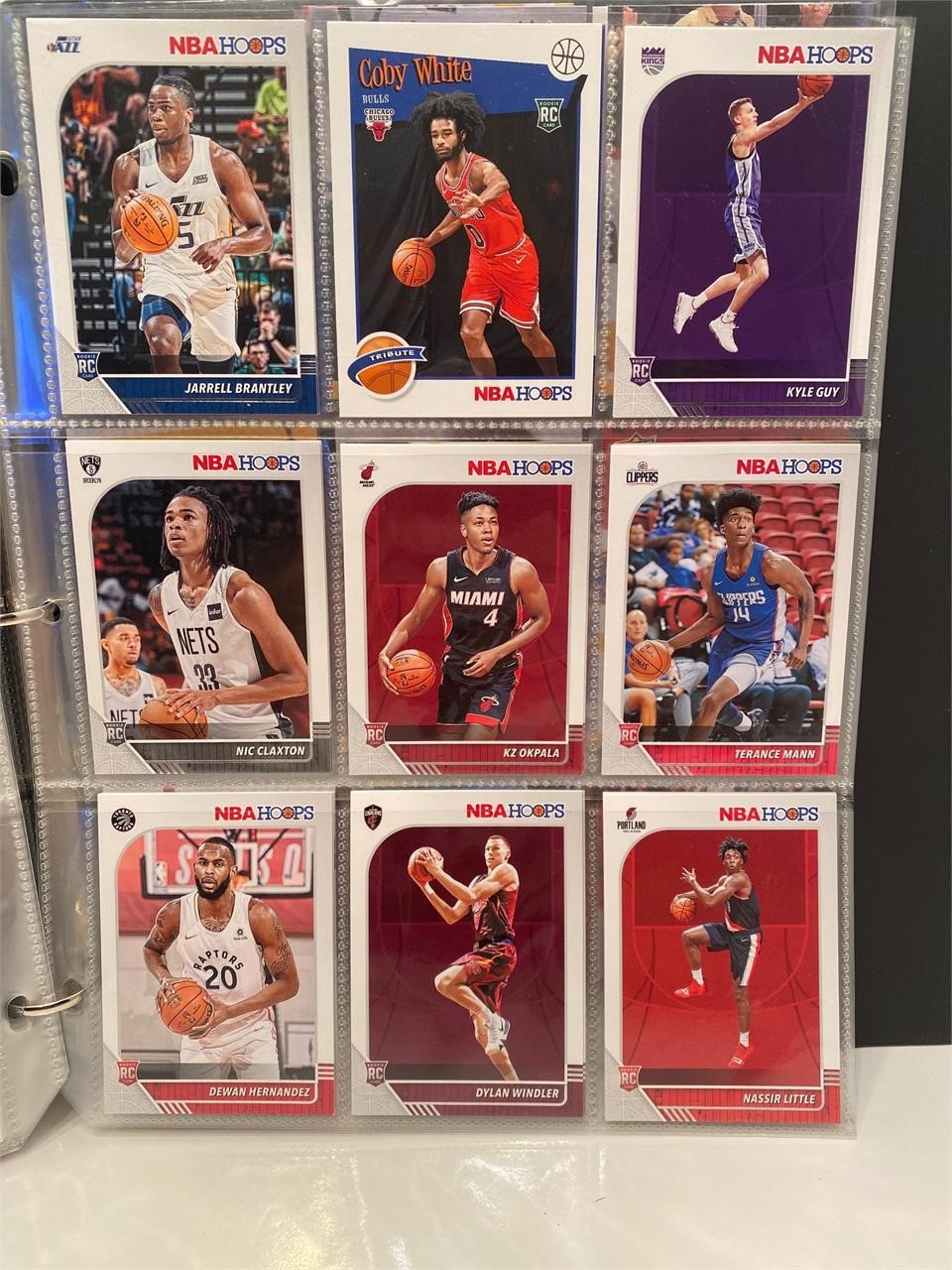 Basketball Rookie Card Sheet