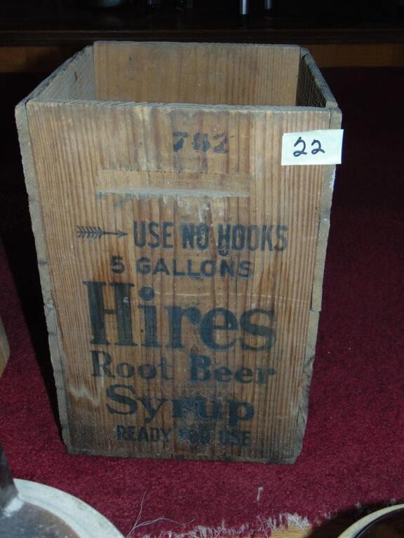 Hires Rootbeer Crate