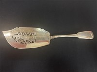 Sterling silver fish slice or server London