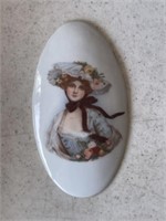 Oval Painted Porcelain