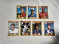 Topps 1986 All Star Baseball Cards