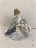 A Mothers Touch Porcelain Figurine