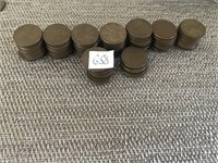 Collection apprx 85 Unsearched Wheat Pennies