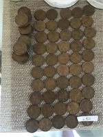 Collection apprx 100 Unsearched Wheat Pennies