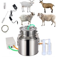 14L Electric Goat Milking Machine,Pulsation Vacuum