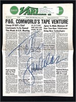 Telly Savalas Signed Copy of Variety w Label 1981