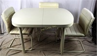Formica Top Modern Table & 3 Chairs