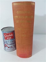 Livre 1912 "Canadian men and women of the time"