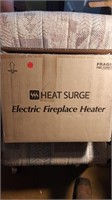 NIB HEAT SURGE Electric fireplace heater