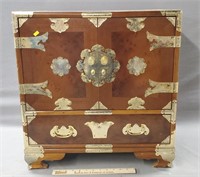 Large Asian Decor Jewelry Cabinet Box