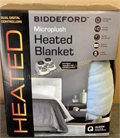 Biddeford Microplush Heated Blanket Queen