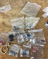 Glass and gemstone beads for jewelry making