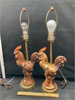 Rooster lamps