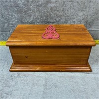 Wooden Lidded Box