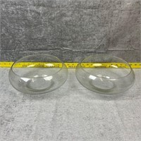 2 Glass Bowls