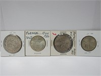 4 Portugal Silver Coins