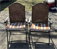 2 - Folding Lawn Chairs