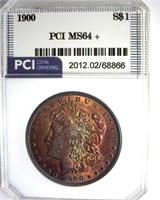 1900 Morgan PCI MS64+ Fantastic Color