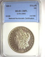 1880-O Morgan NNC MS65+ DMPL Ultra CAM