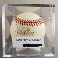Dan Petry Signed Baseball - No COA