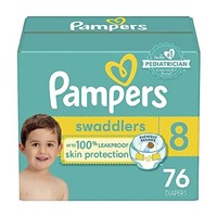 Diapers Size 8, 76 Count - Pampers Swaddlers