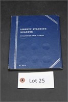 Partial Album Of Liberty Standing Quarters (17)