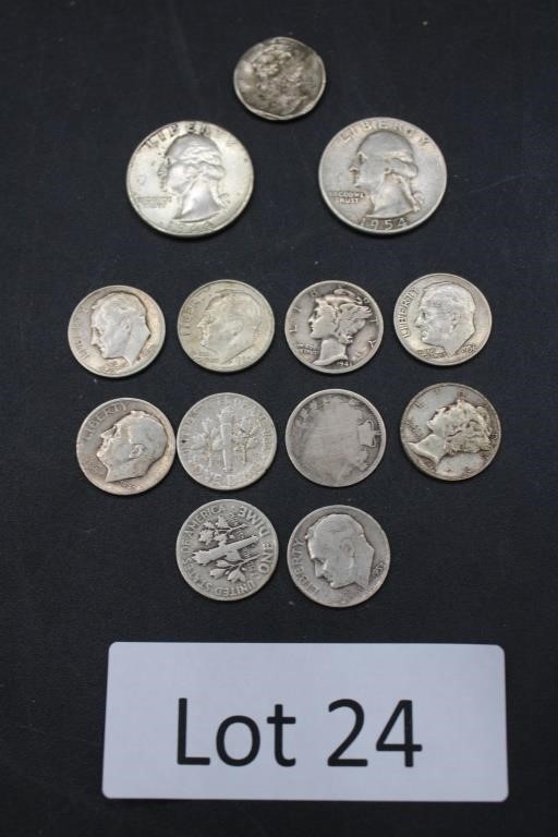 $1.60 Face Value in 90% Silver Dollars/Dimes
