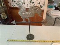 Rooster weather vane decoration