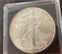 1oz. fine silver American Eagle dollar