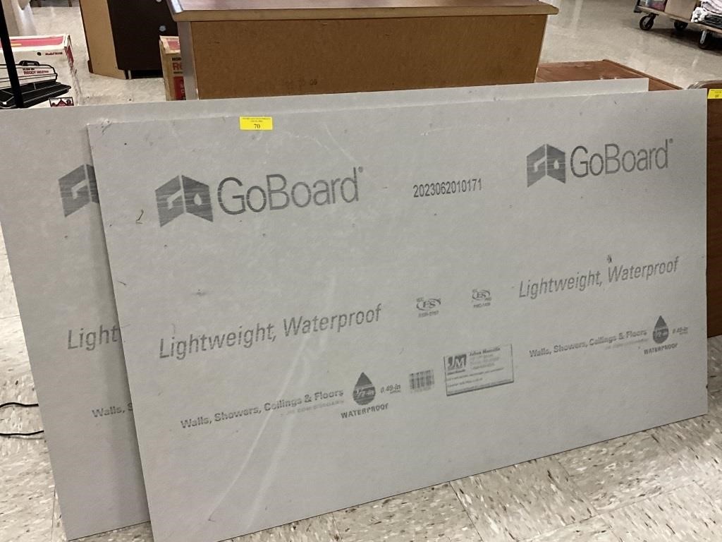 GoBoard Light weight, waterproof 2 sheets 3x5