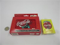 3 jeux de cartes Coca-Cola