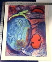Marc Chagall Signed And Numbered Lithograph