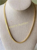 20" milor italy gold over sterling necklace