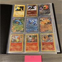 Modern and vintage Pokemon card binder