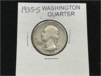 1935S Washington Quarter