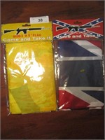 Two "Come and Take It" Flags