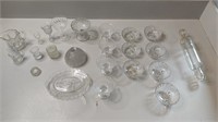 Assorted Clear Dishes