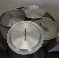 4X POT LIDS 13"