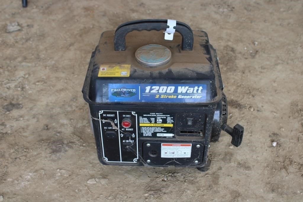 Eagle River 1200 watt 2 stroke Generator