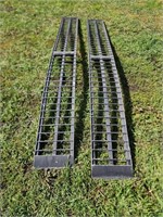 Aluminum folding utility ramps