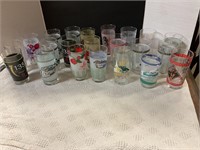 Assorted derby glasses