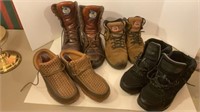 Lot of 4 Men’s Boots sizes 9.5-10.5
