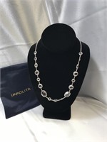 Ippolita .925 Faceted Quartz Crystal Necklace