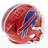 Autographed Kelly,Thomas & Reed Bills Helmet