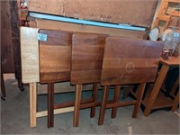 Wooden Folding TV tables