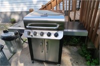 Char-Broil 5 Burner Plus Side Burner, LP Gas Grill