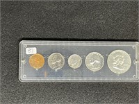 1958 Proof Set in Plastic Holder