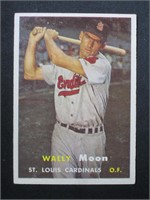 1957 TOPPS #65 WALLY MOON CARDINALS