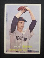 1957 TOPPS #56 DAVE SISLER RED SOX VINTAGE